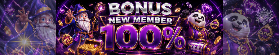 BONUS NEW MEMBER 100%